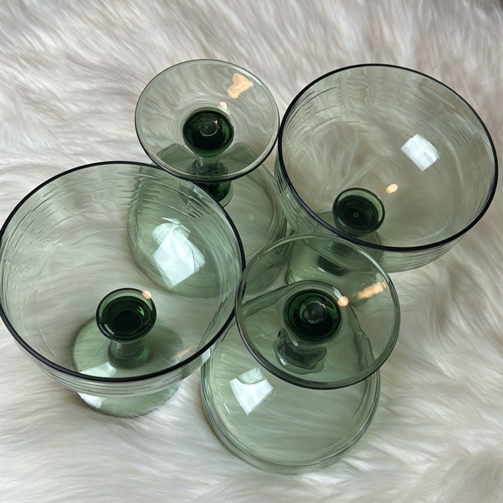 Set of 4 Plastic Margarita Cups